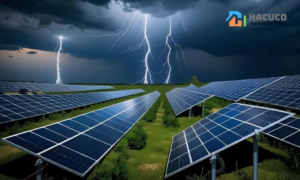phương pháp chống sét điện mặt trời