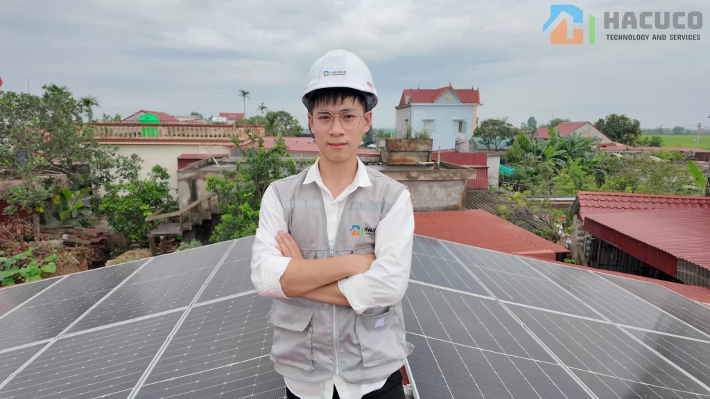 khảo sát vị trí lắp đặt điện mặt trời
