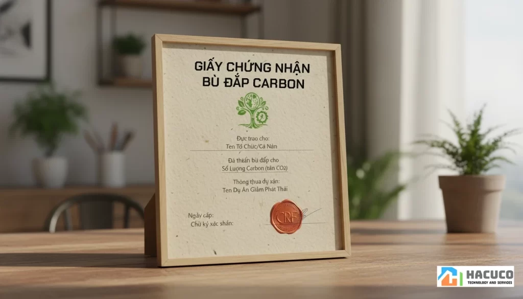 Giấy chứng nhận bù đắp carbon - Vai trò, phân loại và quy trình đăng ký