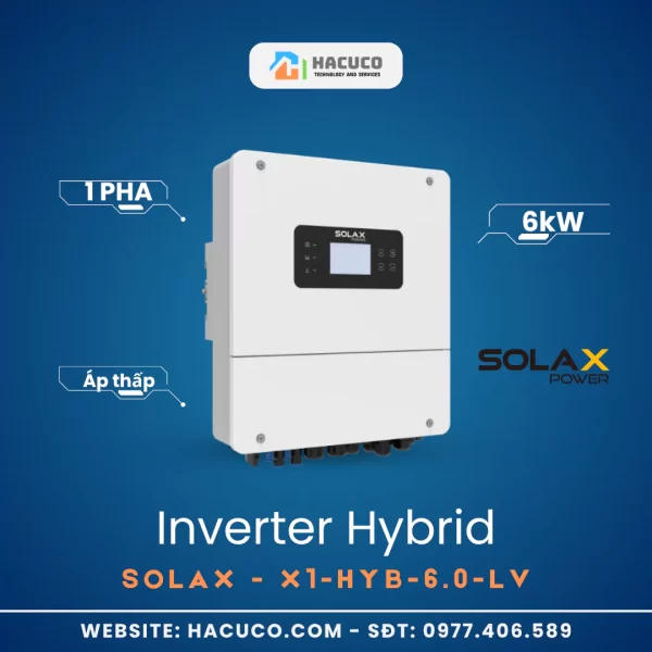 Inverter Hybrid Solax 6kW 1 Pha | X1-HYB-6.0-LV số 3