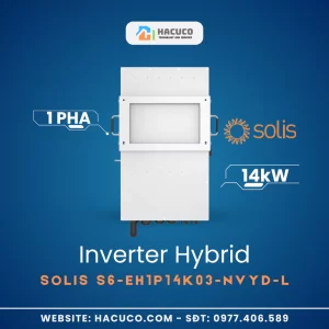 Inverter Hybrid Solis 14kW 1 Pha - mặt sau