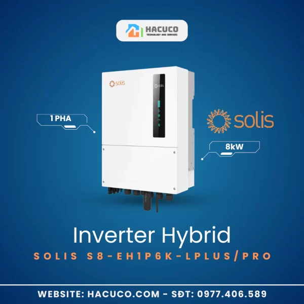 Inverter Hybrid Solis 8kW 1 Pha | S6-EH1P8K-LPLUS/PRO