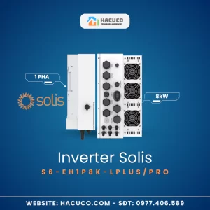 Inverter Hybrid Solis 8kW 1 Pha | S6-EH1P8K-LPLUS/PRO mặt sau