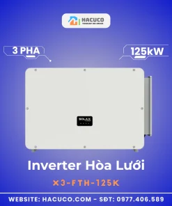 Inverter Hòa Lưới 3 Pha Solax X3-FORTH 125kW| X3-FTH-125K