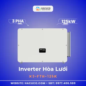 Inverter Hòa Lưới 3 Pha Solax X3-FORTH 125kW| X3-FTH-125K