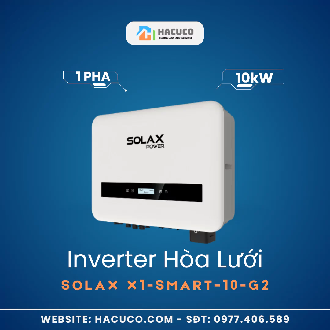 Inverter Hòa Lưới Solax 10kW 1 Pha X1-SMART-10-G2 (2) Inverter Hòa Lưới Solax 10kW 1 Pha | X1-SMART-10-G2 nghiêng phải