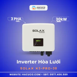 Inverter Hòa Lưới Solax 30kW 3 Pha | X3-PRO-30