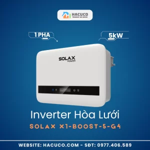 Inverter Hòa Lưới Solax 5kW 1 Pha | X1-BOOST-5-G4 nghiêng phải
