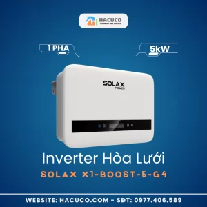 Inverter Hòa Lưới Solax 5kW 1 Pha | X1-BOOST-5-G4 nghiêng trái
