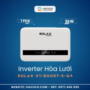 Inverter Hòa Lưới Solax 5kW 1 Pha | X1-BOOST-5-G4