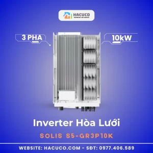 Inverter Hòa Lưới Solis 10kW 3 Pha | S5-GR3P10K mặt sau