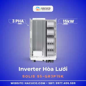 Inverter Hòa Lưới Solis 15kW 3 Pha | S5-GR3P15K mặt lưng