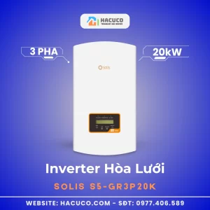 Inverter Hòa Lưới Solis 20kW 3 Pha | S5-GR3P20K