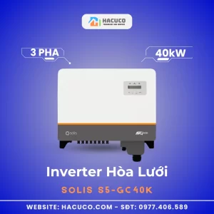 Inverter Hòa Lưới Solis 40kW 3 Pha | S5-GC40K