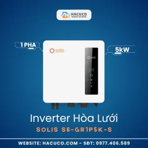 Inverter Hòa Lưới Solis 5kW 1 Pha S6-GR1P5K-S