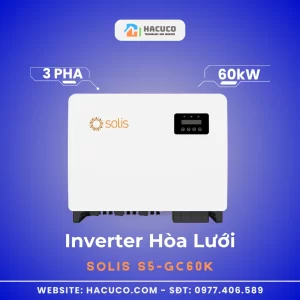 Inverter Hòa Lưới Solis 60kW 3 Pha | S5-GC60K