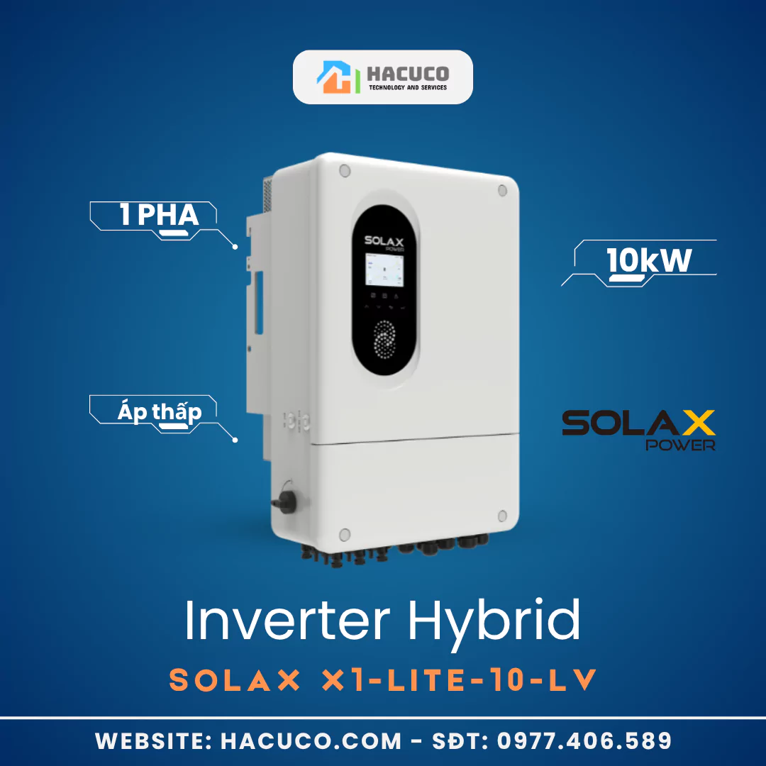 Inverter Hybrid Solax 10kW 1 Pha X1-LITE-10-LV (3) Inverter Hybrid Solax 10kW 1 Pha | X1-LITE-10-LV