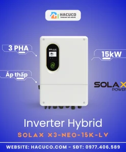 Inverter Hybrid Solax 15kW 3 Pha Áp Thấp | X3-NEO-15K-LV