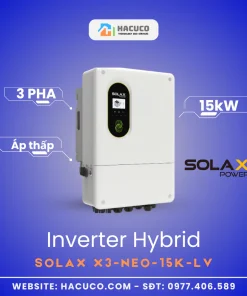 Inverter Hybrid Solax 15kW 3 Pha Áp Thấp | X3-NEO-15K-LV