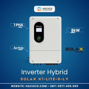 Inverter Hybrid Solax 8kW 1 Pha X1-LITE-8-LV