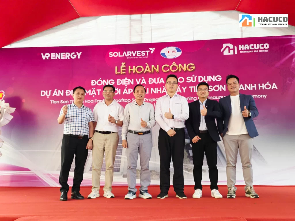 lễ hoàn công dự án điện mặt trời tiên sơn thanh hóa 4