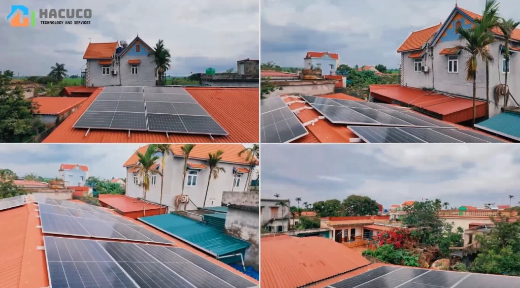 tổng quan hệ thống điện mặt trời tại trang trại 