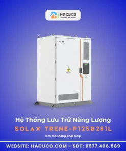 Hệ thống lưu trữ năng lượng SolaX ESS-TRENE góc nghiêng