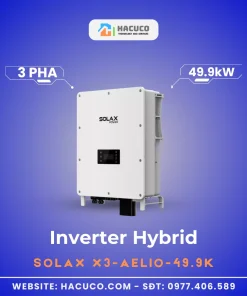 Biến tần Inverter Hybrid Solax 49.9kW 3 Pha X3-AELIo NGHIÊN TRÁI