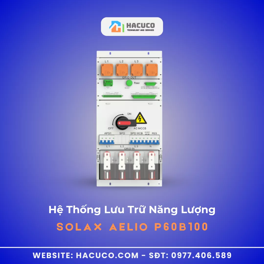 Hệ thống lưu trữ năng lượng SolaX ESS-AELIO P60B100 3