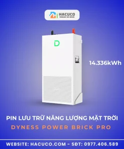 Pin lưu trữ điện mặt trời Lithium Dyness Power Brick Pro 14.336kWh