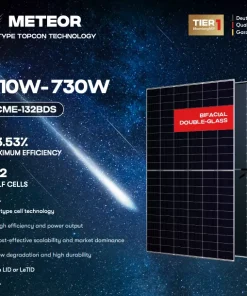 Tấm Pin Năng Lượng Mặt Trời AE Solar 730W 2 Mặt Kính