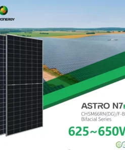 Tấm pin năng lượng mặt trời Astronergy 630W N-Type 2 mặt kính