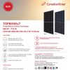 Tấm pin năng lượng mặt trời Canadian Solar 720W 2 mặt kính