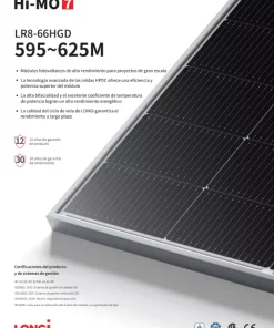 Tấm pin năng lượng mặt trời LONGI HiMO 7 620W 2 mặt kính